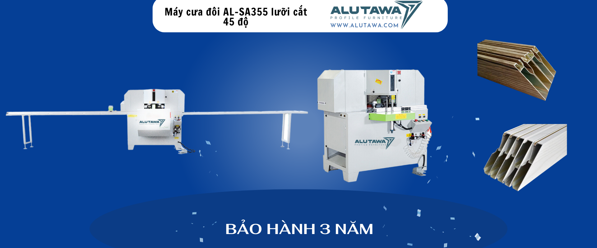 Máy cưa đôi JD-SA355 lưỡi cắt 45 độ (kèm góc)
