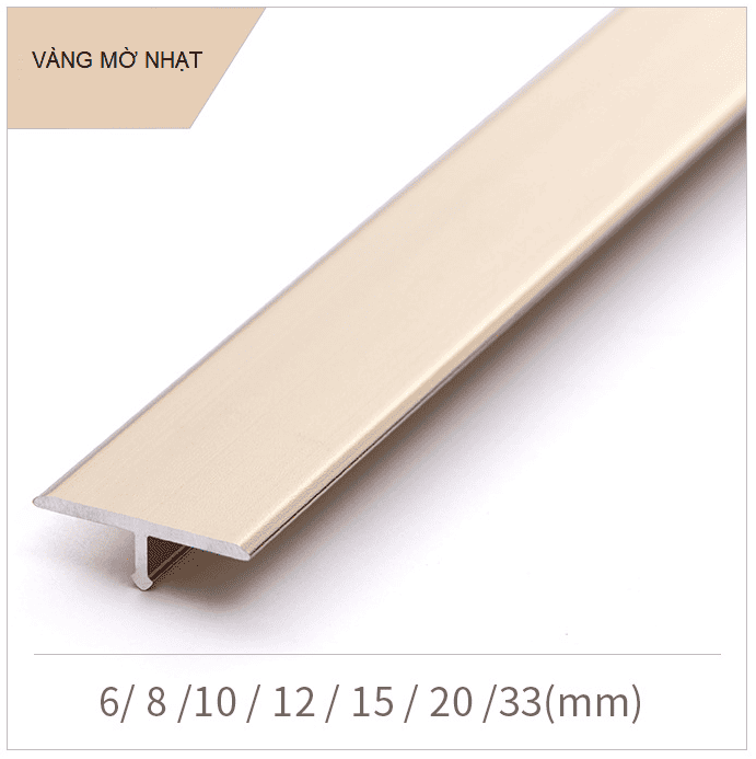 Nẹp Nhôm Trang Trí Chữ T – Điểm Nhấn Sang Trọng Cho Nội Thất Hiện Đại