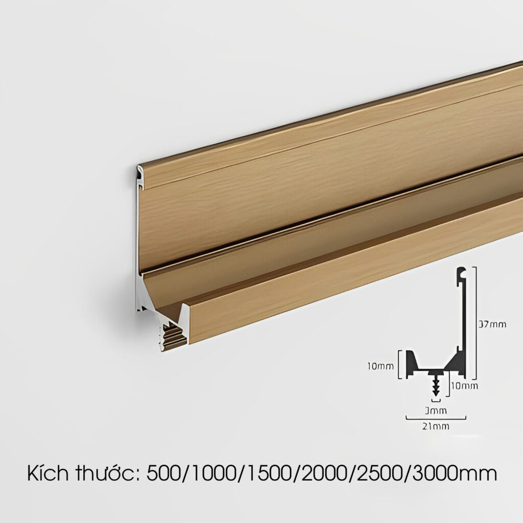 Tay nắm tủ áo âm xẻ rãnh nhiều màu AL01 – Nâng tầm thẩm mỹ cho không gian sống