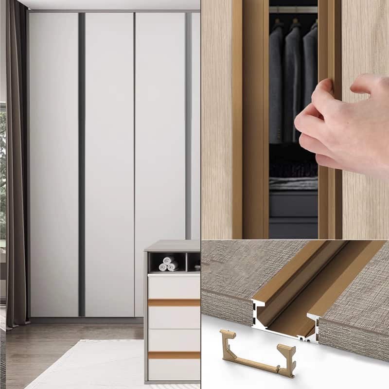 Tay nắm tủ áo âm xẻ rãnh nhiều màu AL01 – Nâng tầm thẩm mỹ cho không gian sống